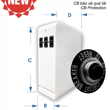BIẾN ÁP ĐỔI NGUỒN HẠ ÁP 1 PHA-LOẠI MỚI (1 PHASE LOW VOLTAGE TRANSFORMER-NEW MODEL)