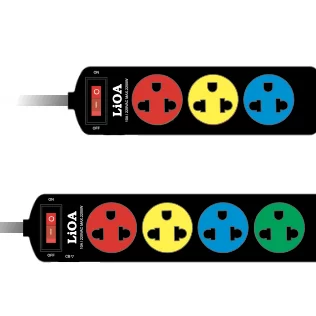 Ổ CẮM CÓ CÔNG TẮC CÔNG SUẤT TỐI ĐA 5A 220VAC 1100W (OUTLET WITH SWITCH TOTAL 5A 220VAC MAX 1100W)